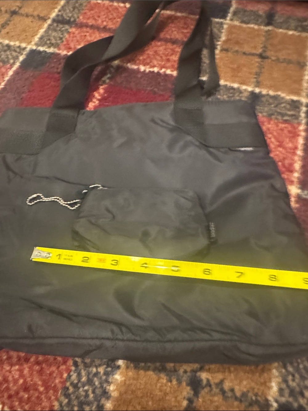 2 piece Black Nylon Tote Bag with Removable Pouch by esprit - Picture 2 of 6
